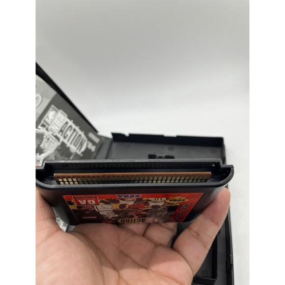 NBA Action '94 (Sega Genesis, 1994) Complete Tested - Picture 11 of 12